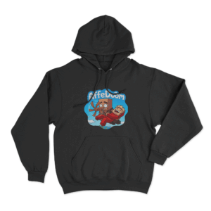 AffeDoom Sommar Unisex Hoodie Black