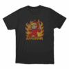 Affedoom Fire Fighter Pose Unisex T Shirt Black