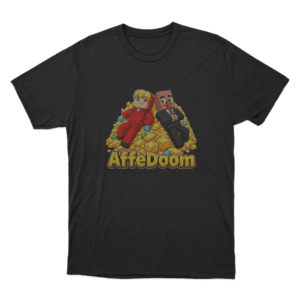 Affedoom Gold Mountain Duo Unisex T Shirt Black