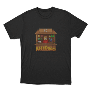 Affedoom Market Stall Shopkeeper Unisex T Shirt Black