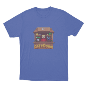 Affedoom Market Stall Shopkeeper Unisex T Shirt Blue
