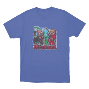 Affedoom Villager Emerald Prank Unisex T Shirt Blue