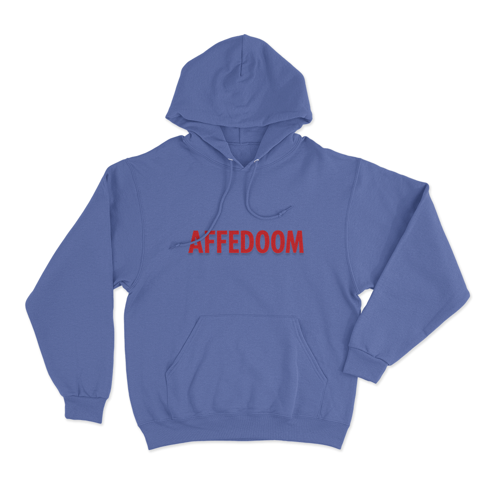 AffedoomLogo Unisex Hoodie Blue AffedoomLogo Unisex Hoodie Blue