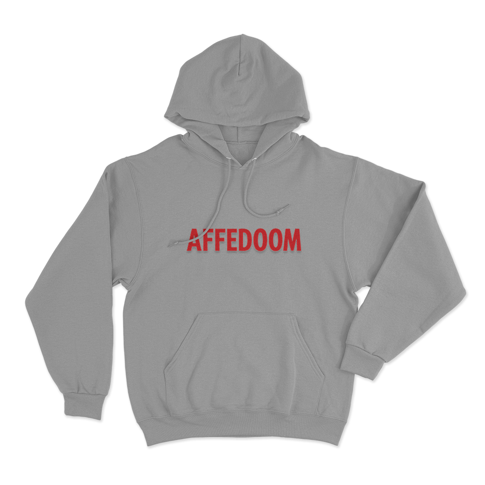 AffedoomLogo Unisex Hoodie Grey AffedoomLogo Unisex Hoodie Grey