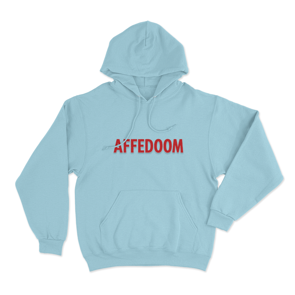 AffedoomLogo Unisex Hoodie Sky Blue AffedoomLogo Unisex Hoodie Sky Blue
