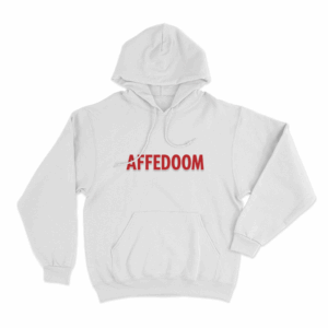 AffedoomLogo Unisex Hoodie White